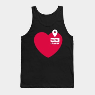 Heart 33 Max Verstappen Formula One Tank Top